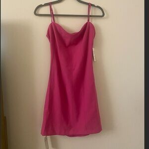 Abercrombie & Fitch Hot Pink Mini Dress